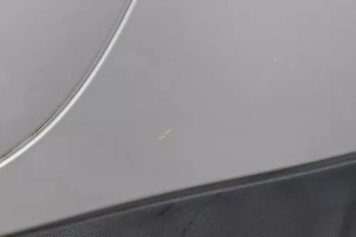 VW Fox 5Z Stoßstange vorne Stoßfänger silber LA7W mit Grill (183548)