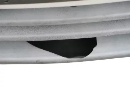 VW Fox 5Z Stoßstange vorne Stoßfänger silber LA7W mit Grill (183548)
