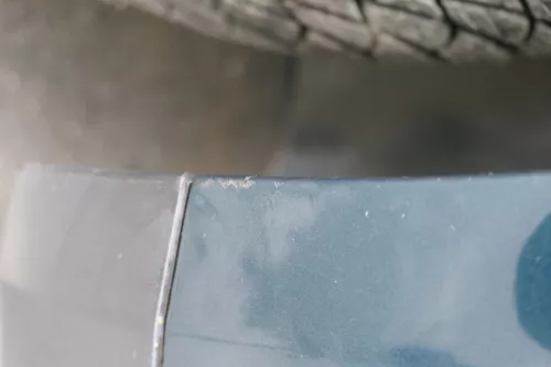 VW Polo 9N Stoßstange Frontstoßstange vorne grün LC6X (183640)