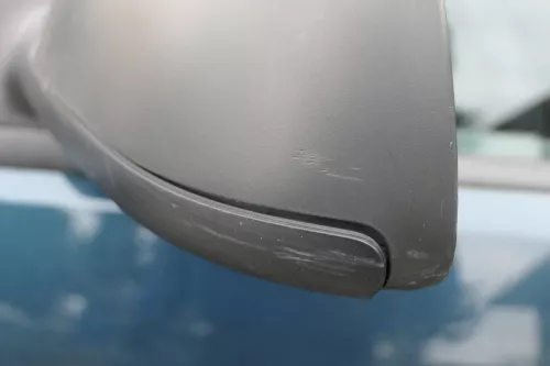 VW Polo 9N 9N3 manueller Spiegel Außenspiegel links vorne schwarz (183643)