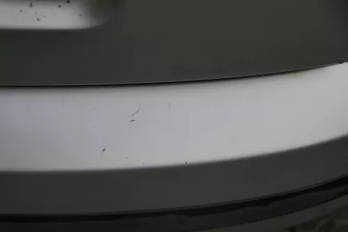 Skoda Fabia 6Y Schrägheck Stoßstange hinten Heckstoßstange grau silber LF7T (183678)