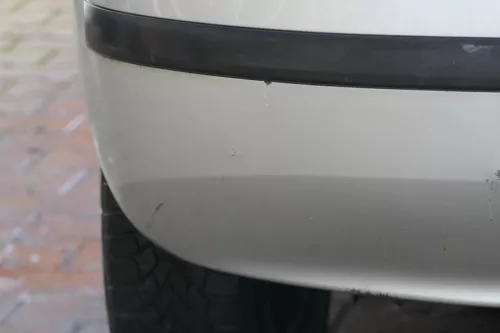 Skoda Fabia 6Y Schrägheck Stoßstange hinten Heckstoßstange grau silber LF7T (183678)