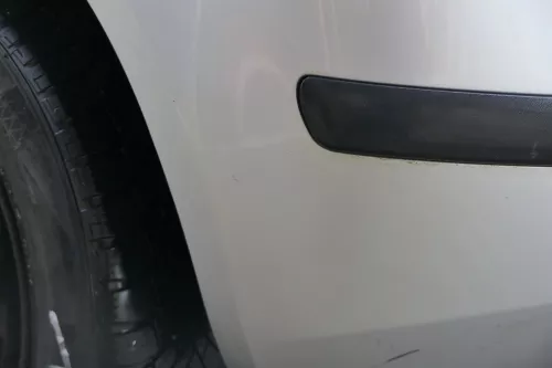 Skoda Fabia 6Y Schrägheck Stoßstange hinten Heckstoßstange grau silber LF7T (183678)
