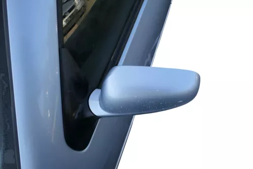 VW Golf 4 Bora elektrischer Spiegel vorne links Außenspiegel blau LB5S Glas (183691)