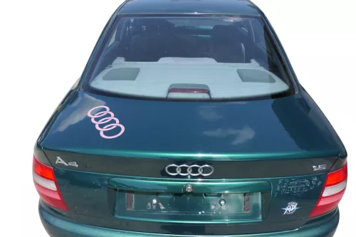 Audi A4 B5 Heckklappe hinten Klappe Kofferraumklappe Limousine grün LZ6J bis1999 (183767)