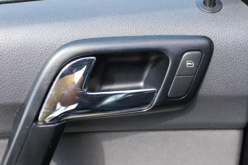 1x VW Polo 9N 9N3 Türverkleidung Verkleidung Tür hinten links 4/5-Türer dunkel  (183802)