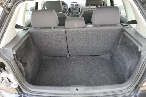 VW Polo 9N 9N3 Sitz Rückbank Sitzfläche Sitze 3 Punkt Gurt hinten blau OHNEKopfs (183806)