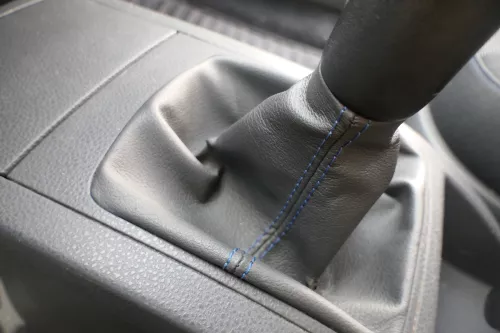 VW Polo 9N 9N3 Schaltknauf Schaltsack Schaltung 6Q1711113G Leder schwarz (183811)