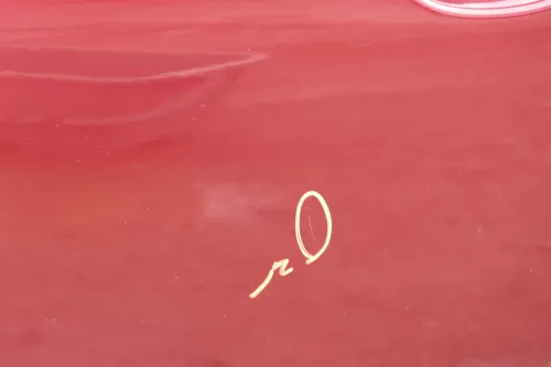 VW Polo 9N 9N3 Tür vorne links Fahrertür 2/3-Türer rot LC3R -ohne Anbauteile (183815)
