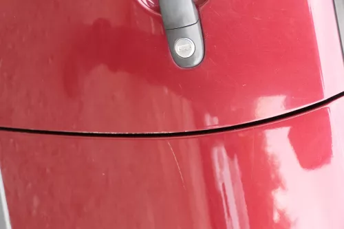 VW Polo 9N 9N3 Tür vorne links Fahrertür 2/3-Türer rot LC3R -ohne Anbauteile (183815)