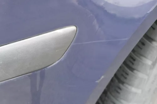 VW Golf 4 Bora Kombi Stoßstange hinten Heckstoßstange Stoßfänger blau LA5G (183899)