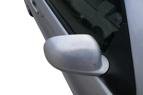 VW Polo 6N2 manueller Spiegel Außenspiegel rechts außen silber LA7W  + Glas (183987)