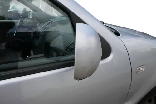 VW Polo 6N2 manueller Spiegel Außenspiegel rechts außen silber LA7W  + Glas (183987)