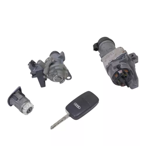 Audi A4 B6 8E Schloßsystem Türschloß +1x Schlüssel Schloß Tü Zündschloß Heckschl (184058)
