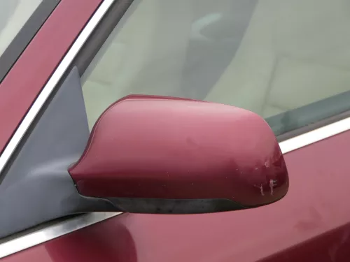 Audi A6 4B Spiegel Außenspiegel links elektrisch rot LZ3L + GLAS (184094)