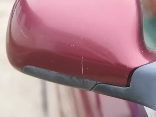 Audi A6 4B Spiegel Außenspiegel rechts elektrisch rot LZ3L + GLAS (184095)