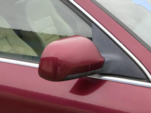 Audi A6 4B Spiegel Außenspiegel rechts elektrisch rot LZ3L + GLAS (184095)