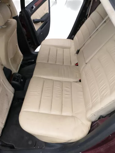 A6 4B Kombi Avant Rückbank Rücksitzbank Sitz Rücksitz Leder vanille gelb perlnap (184109)