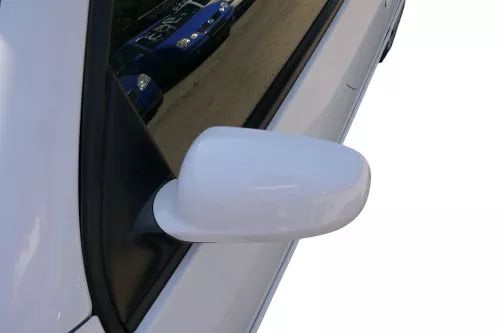 VW Lupo Arosa elektrischer Spiegel Außenspiegel links weiß LB9A