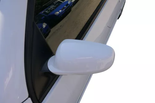 VW Lupo Arosa elektrischer Spiegel Außenspiegel links weiß LB9A (184166)