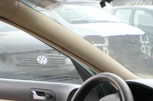 Golf 4 1J A-Säulen Verkleidung vorne R+L Abdeckung Airbag 4-Türer beige besch (184198)
