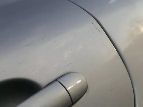 Octavia 1U5 Combi Kombi Variant Tür hinten links grau silber LF7T (184307)