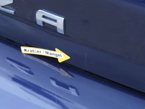 Ibiza 6L Heckklappe Klappe hinten Kofferraumklappe blau LS5G - ohne Spoiler (184391)