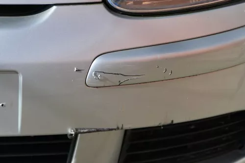 VW Golf 5 1K V Stoßstange vorne Frontoßstange Stoßfänger silber LA7W (184413)