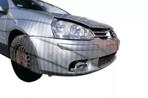 VW Golf 5 1K V Stoßstange vorne Frontoßstange Stoßfänger silber LA7W (184413)