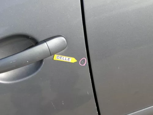 Golf 5 V 1K Tür Türblatt vorne links Fahrertür 4/5-Türer grau LA7T + Rahmen (184452)