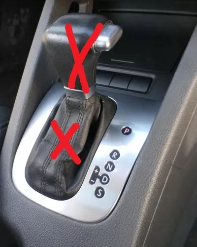 VW Golf 5 1K Schaltknauf Abdeckung Automatik 1K2713203AG RECHTSLENKER RHD
