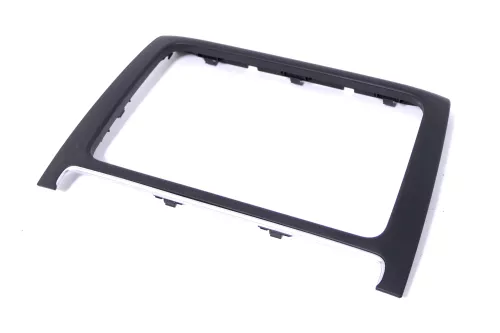 VW Polo 6R Mittelkonsole Verkleidung um Radio / Navi schwarz Blende (184510)