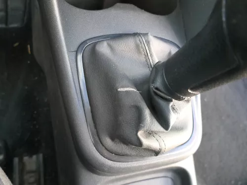 VW Polo 6R 6C Schaltknauf Schaltsack Schaltung Schaltknüppel Leder schwarz