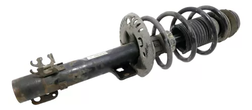1x VW Polo 6R 6J Federbein Stoßdämpfer Feder vorne Federn Benziner 6R0413031AJ (184541)