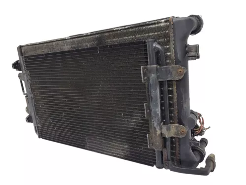 VW Golf 4 Bora Lüfterzarge Lüfter Kühlerlüfter Klimaanlage Kühlerpaket Klima Küh (184555)