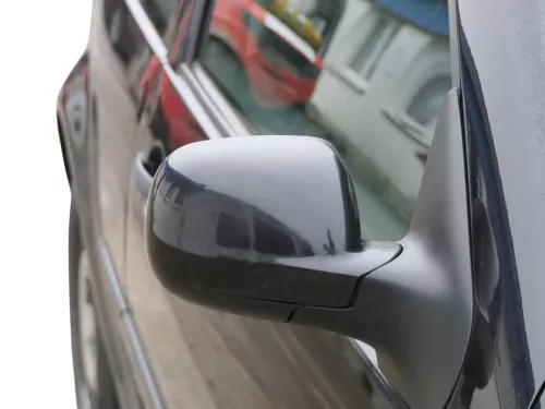 VW Golf 4 Bora elektrischer Spiegel vorne rechts Außenspiegel schwarz LC9Z+ Glas