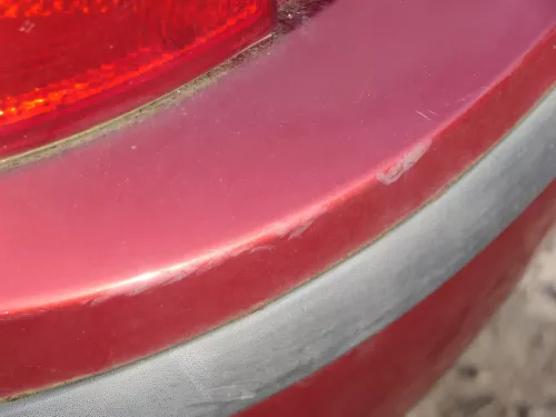 Skoda Fabia 6Y Kombi Stufenhec Stoßstange hinten Heckstoßstange rot braun LF3T (184630)