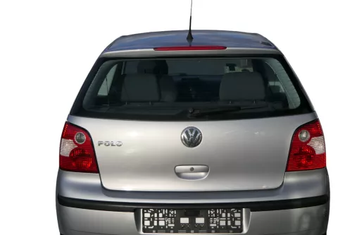 VW Polo 9N3 9N Heckklappe Kofferraumklappe Klappe silber LA7W grau - Scheibe (184645)
