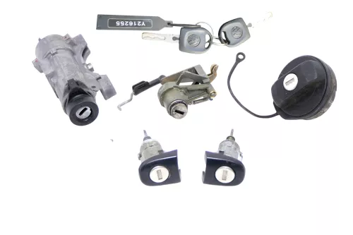 VW Polo 9N 9N3 Schloßsystem 2 Türschloß 2x Schlüssel Zündschloß Heckschloß KEIN (184649)