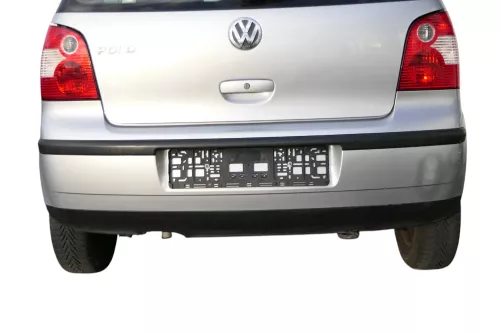 VW Polo 9N 9N3 Stoßstange Heckstoßstange hinten silber grau LA7W (184654)