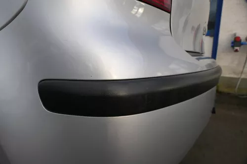 VW Polo 9N 9N3 Stoßstange Heckstoßstange hinten silber grau LA7W (184654)