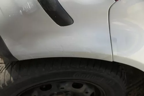 VW Polo 9N 9N3 Stoßstange Heckstoßstange hinten silber grau LA7W (184654)