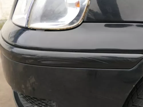 VW Polo 6N2 Stoßstange vorne Frontstoßstange Stoßfänger schwarz LC9Z (184659)