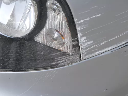 Seat Arosa 6H Stoßstange Frontstoßstange vorne grau silber LS7N Facelift + Grill (184682)