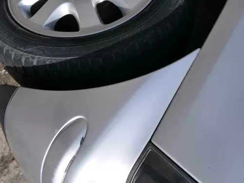 Seat Arosa 6H Stoßstange hinten grau silber LS7N Faceliftmodell Heckstoßstange (184686)