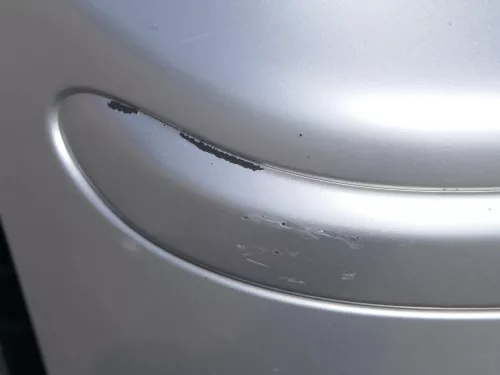 Seat Arosa 6H Stoßstange hinten grau silber LS7N Faceliftmodell Heckstoßstange (184686)