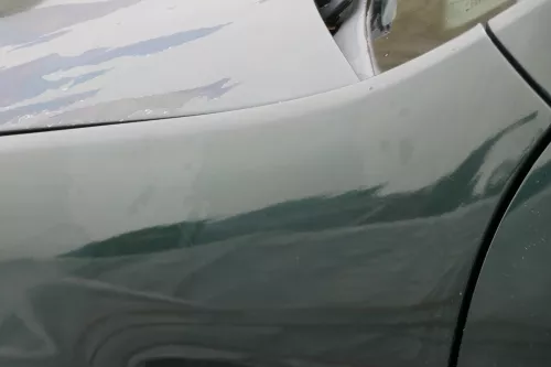 Skoda Fabia 6Y Kotflügel vorne link grün LF8C auch Kombi  (184737)
