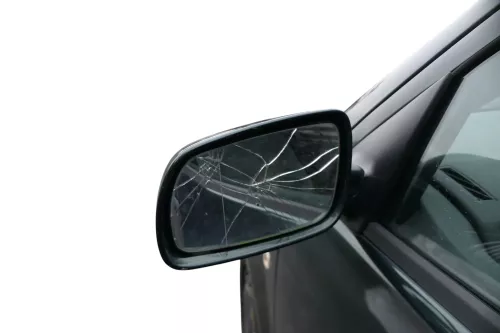 Skoda Fabia 6Y elektrisch Spiegel Außenspiegel links mit Glas grün LF8C (184738)