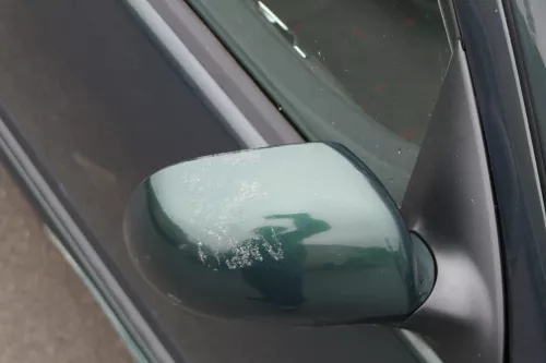 Skoda Fabia 6Y elektrisch Spiegel Außenspiegel rechts mit Glas grün LF8C (184739)