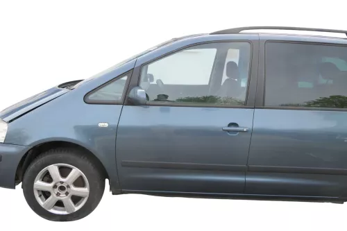 Sharan 7M Ford Galaxy WGR Tür vorne links Facelift Fahrertür blau LC5W -ohneAnba